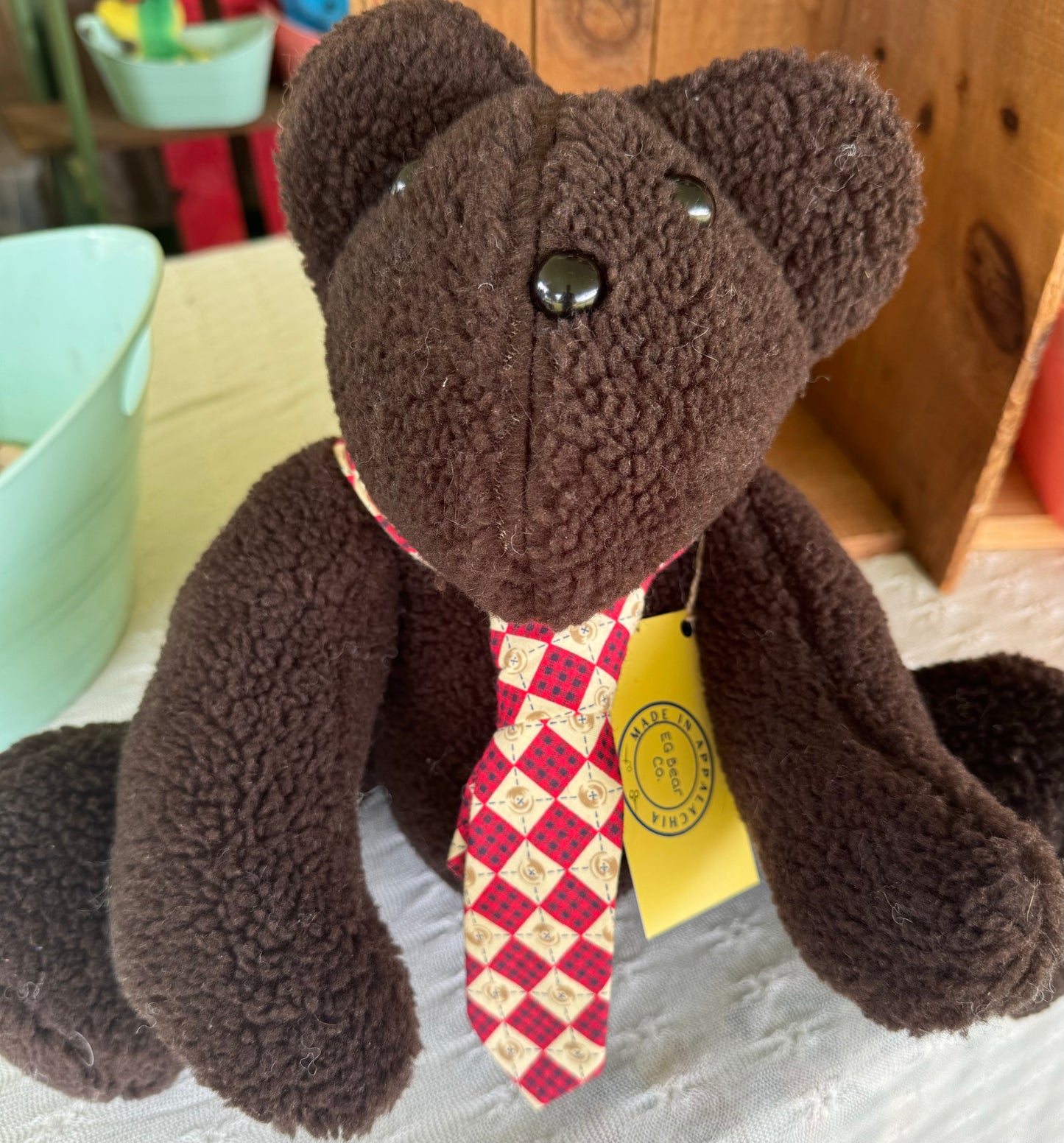 Solid Fur Jointed Teddy Bear