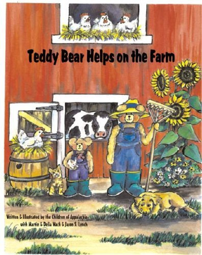 Children's Book Teddy Bear Helps On The Farm